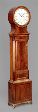 A Scottish Regency mahogany eight-day longcase clock, James Whitelaw, Edinburgh, circa 1815. The four pillar rack and bell st