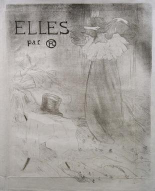 Henri De Toulouse-Lautrec (1864-1901), COVER AND FRONTISPIECE FOR THE ELLES SERIES 1896  (DELTEIL 179; ADHEMAR 260: ADRIANI 1