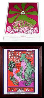 13th Floor Elevators, Moby Grape, Ben Van Meter, Roger Hillyard, poster, screenprint, after Steve Renwick, for the Avalon Bal