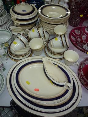 MINTON `CONSORT` TEASET, (35) and Ducal dinnerwares (30) 