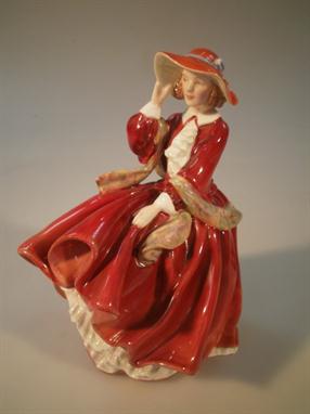 A Royal Doulton figure, `Top o`the Hill`, HN1834, transfer mark to base, 18cm high. 