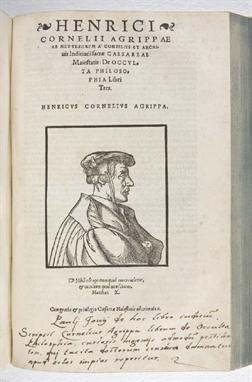 Agrippa von Nettesheim, Henricus Cornelius De occulta philosophia libri tres. [Cologne: Johannes Soter?] (July  1533), first 