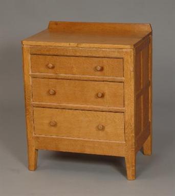 Peter Heap Of Wetwang The Rabbit Man An Oak Chest Having A Short
