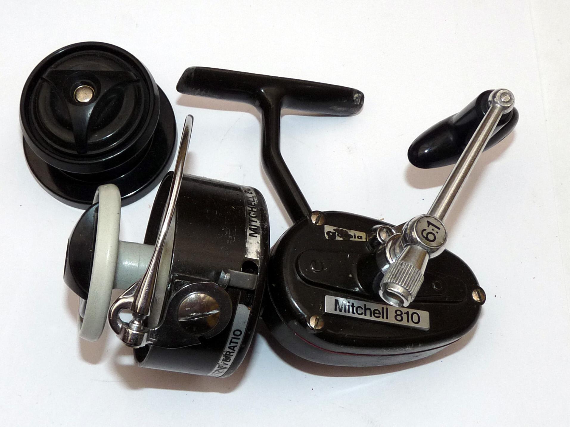 REEL: Rare Garcia Mitchell 810 spinning reel, bronze finish, 6:1