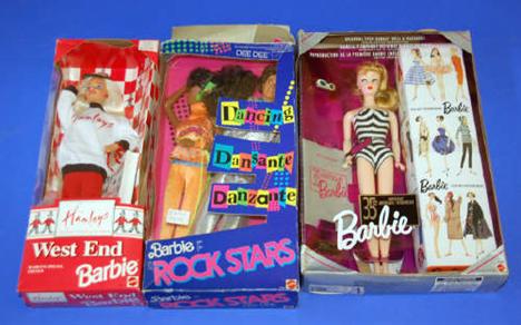 Mattel 11590 35th Anniversary Barbie, 3160 Barbie Dancing Rock Stars