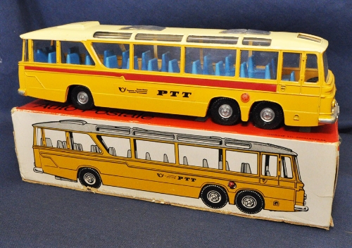 Dinky Supertoys 961 Vega Major Luxury Coach PTT - Swiss Postal Bus