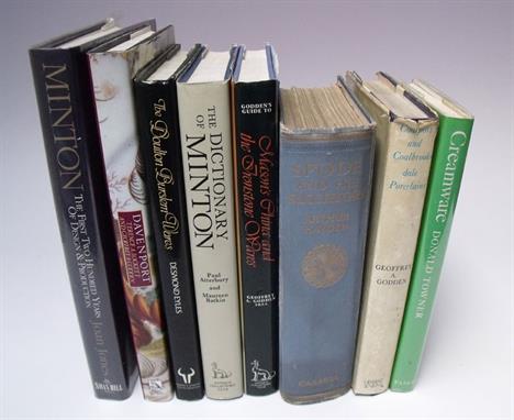 A COLLECTION OF REFERENCE BOOKS RELATING TO BRITISH CERAMICS including Lockett &amp; Godden - `Davenport China, Earthenware &